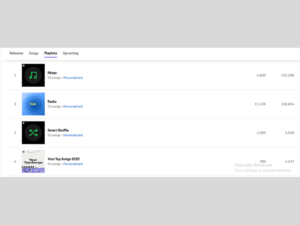 playlist project 7